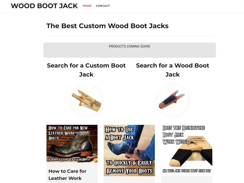 custom boot jacks